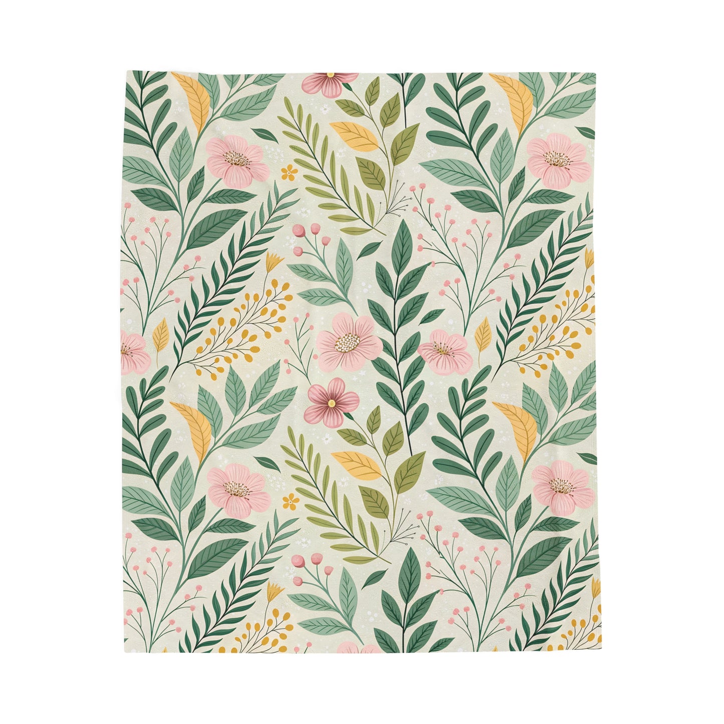Botanical Plush Blanket